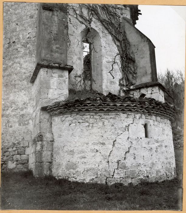 vue partielle des vestiges depuis l’Est