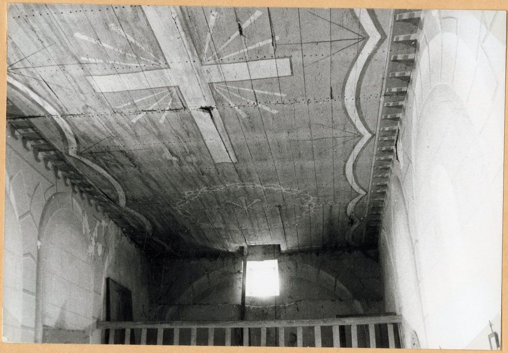 voûte lambrissée de la nef