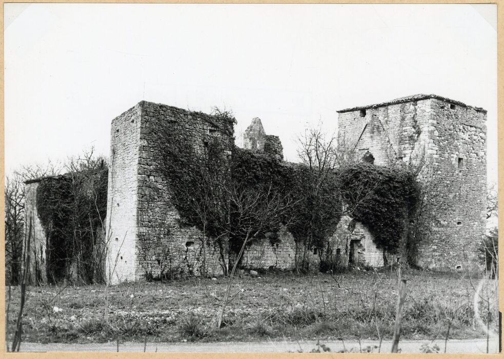 vue générale des ruines depuis l’Ouest