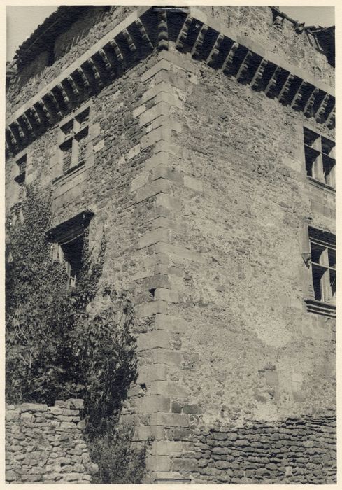 façades sud et ouest, vue partielle