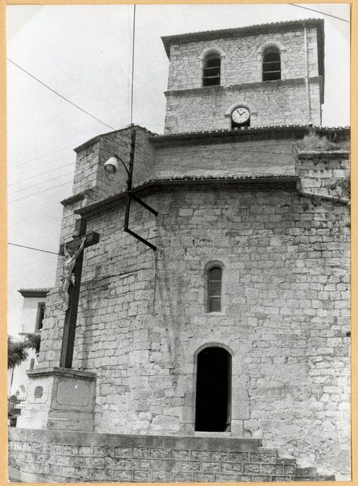 façade latérale sud, vue partielle