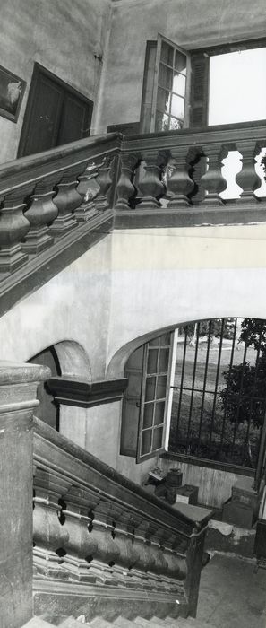 escalier d’honneur, vue partielle