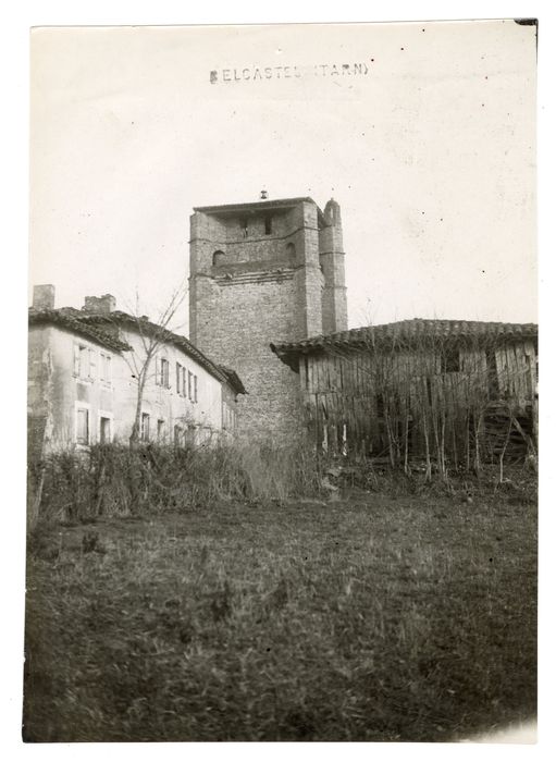 clocher, élévation ouest