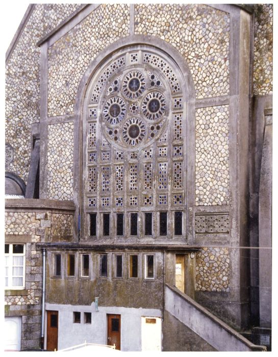 façade latérale nord, vue partielle