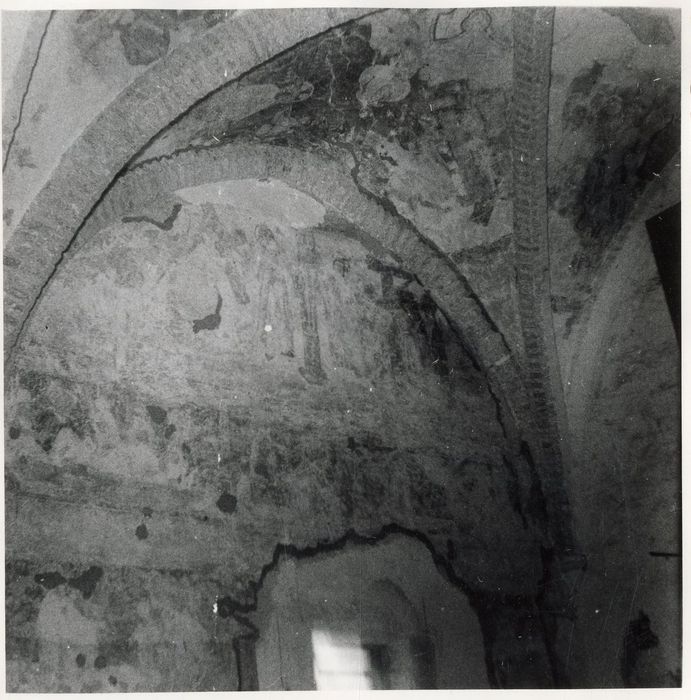 peintures monumentales (mur nord), vue partielle