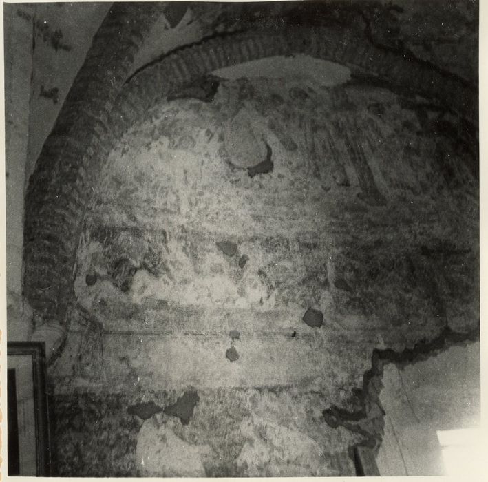 peintures monumentales (mur nord), vue partielle