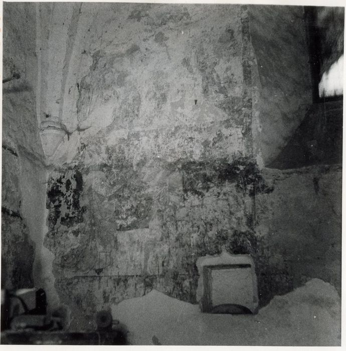 peintures monumentales (mur sud), vue partielle