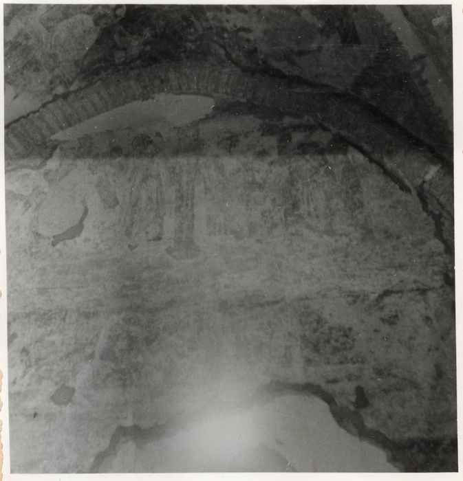 peintures monumentales (mur nord), vue partielle