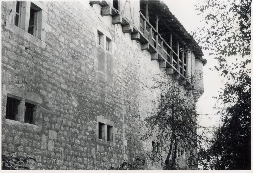 façade nord, vue partielle