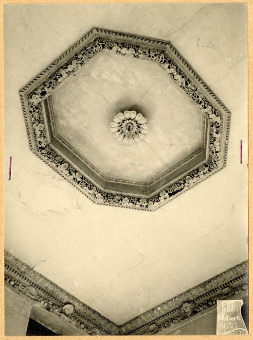 escalier monumental, détail du plafond