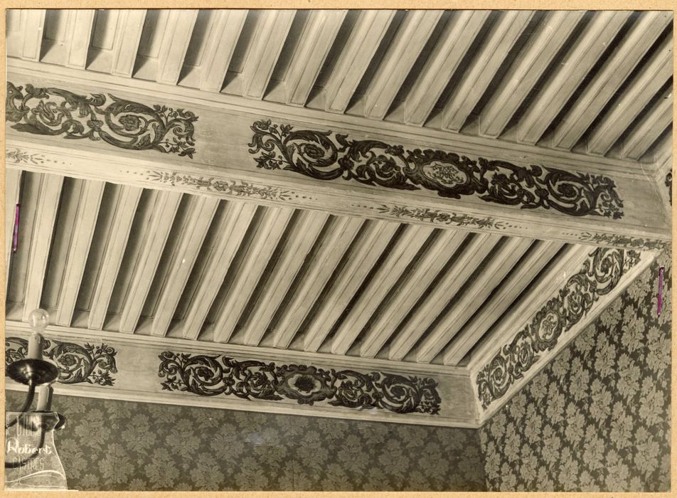 salle des mariages, vue partielle du plafond