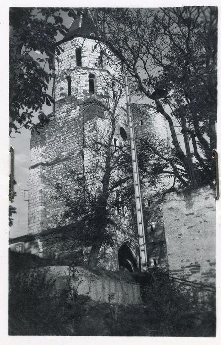 clocher, élévations sud et ouest