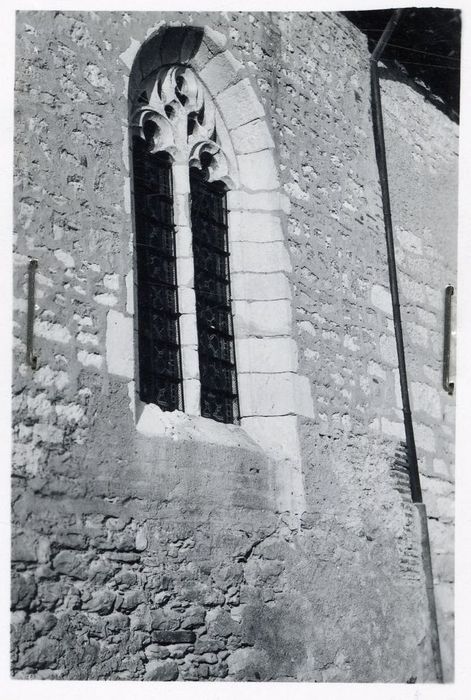 façade latérale sud, détail d’une baie