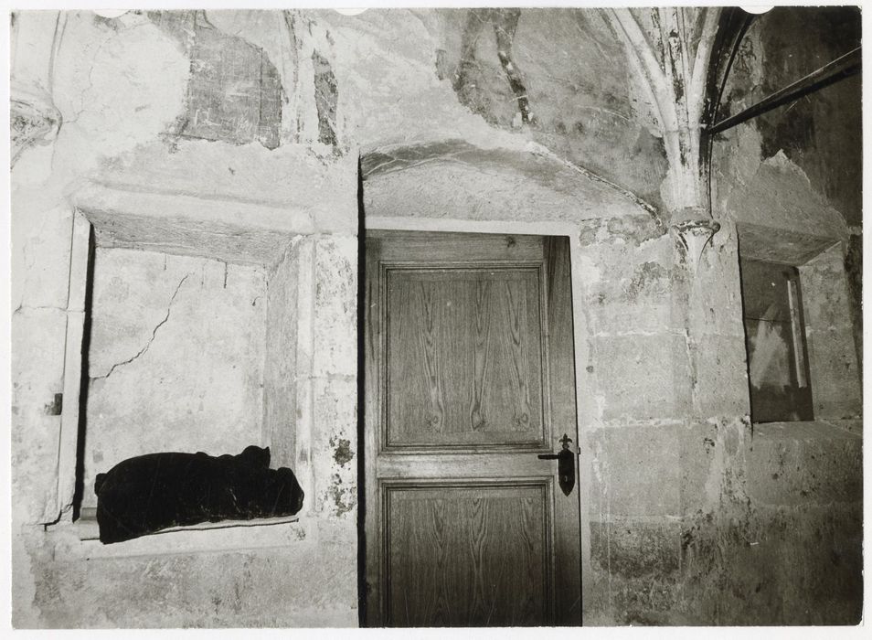 chapelle, peintures monumentales (mur nord), vue partielle