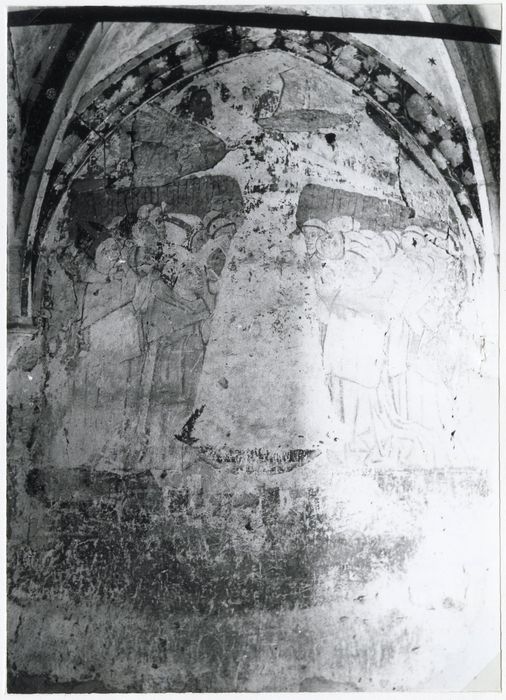 chapelle, peintures monumentales (mur ouest)