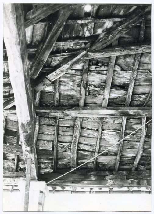 vue partielle de la charpente