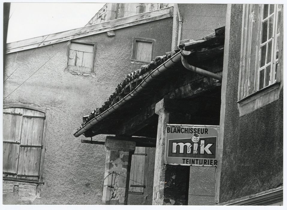 vue partielle de la charpente