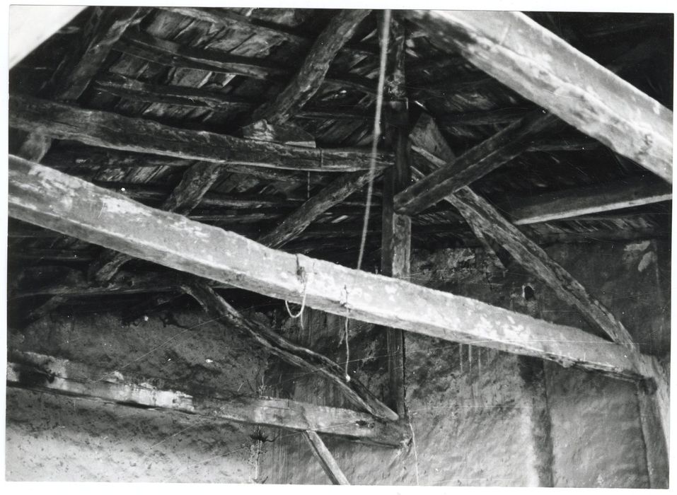 vue partielle de la charpente