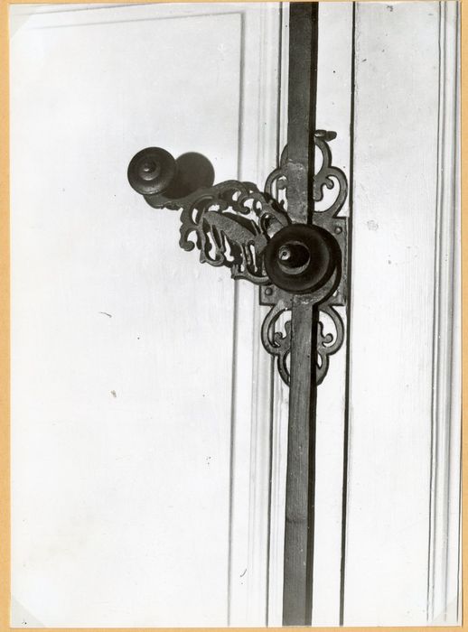 1er étage, salon, détail d’une serrure