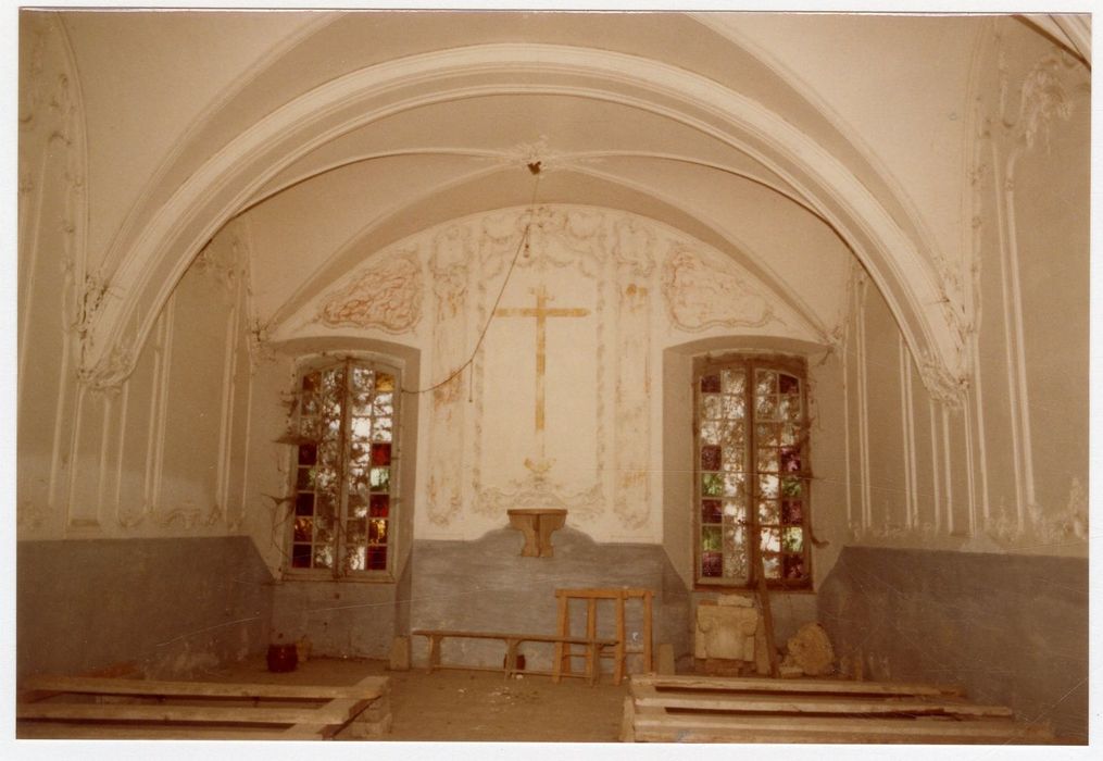 rez-de-chaussée, chapelle, vue partielle