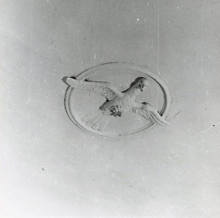 escalier monumental, détail du décor