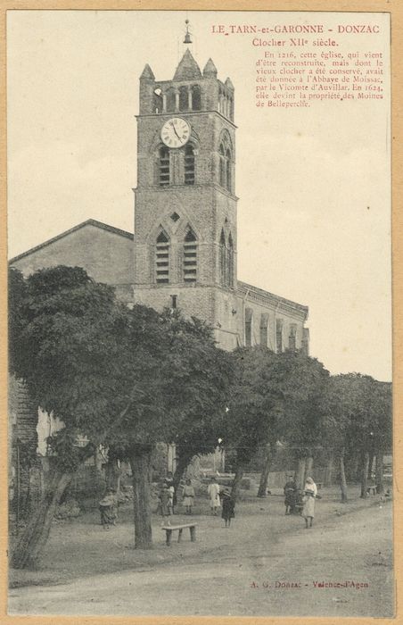 clocher, élévation nord
