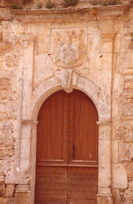 façade sud-est, porte d’accès