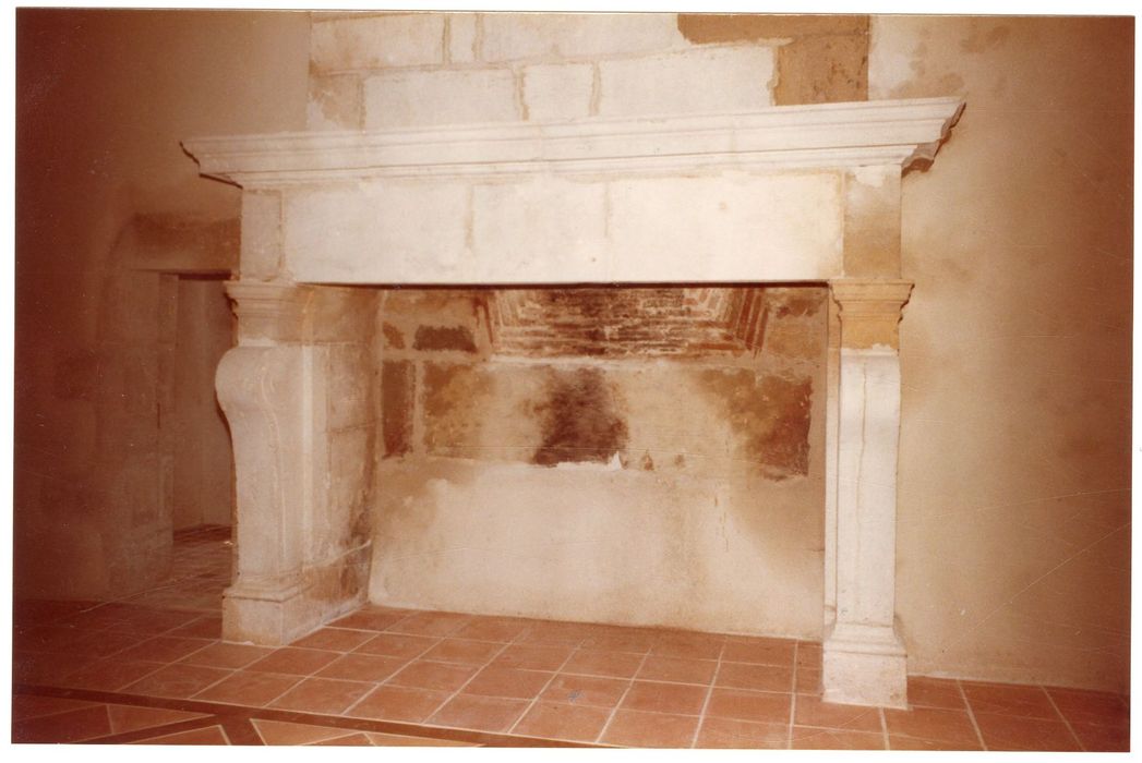 1er étage, grande salle, cheminée monumentale