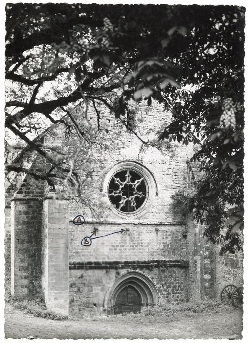 façade ouest de l’église abbatiale