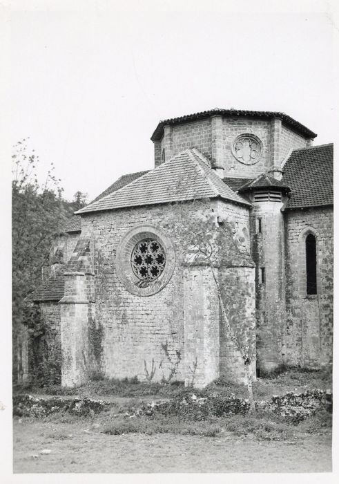 chevet de l’église abbatiale