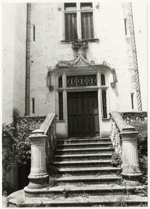 façade sud, porte d’accès