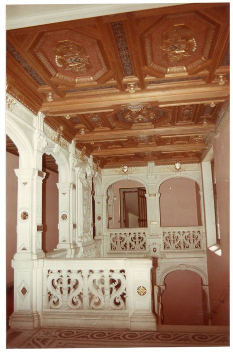 escalier monumental, palier