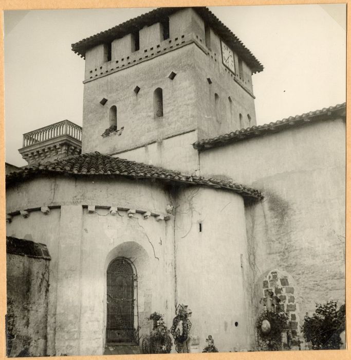 clocher, élévations nord et est