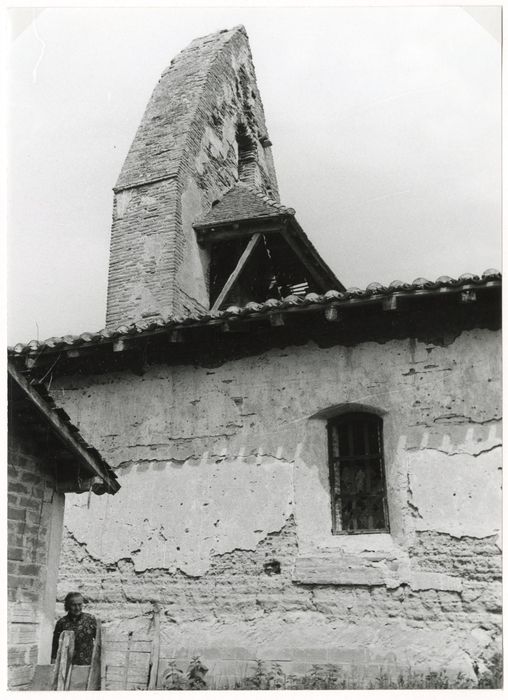 façade latérale sud, vue partielle