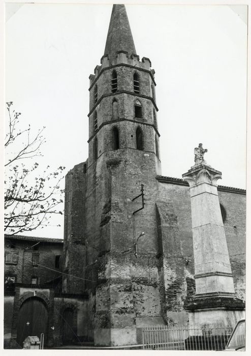 clocher, élévation ouest