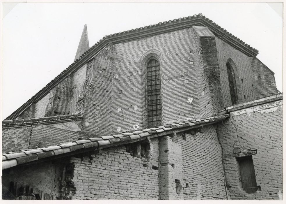 chevet, vue partielle