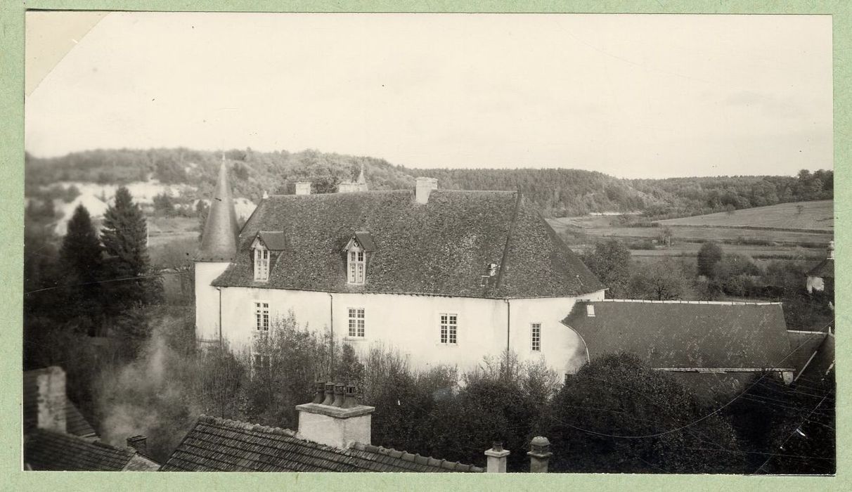 aile ouest, façade ouest, vue partielle