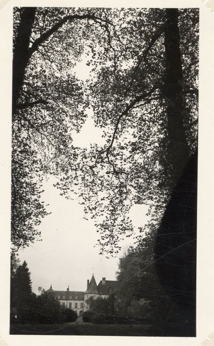 parc, vue partielle de la façade nord