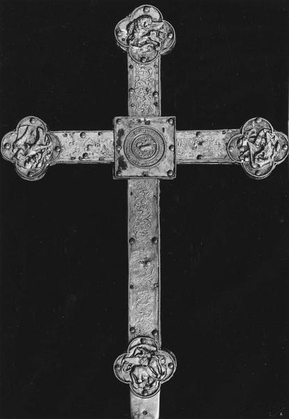 croix de procession, revers