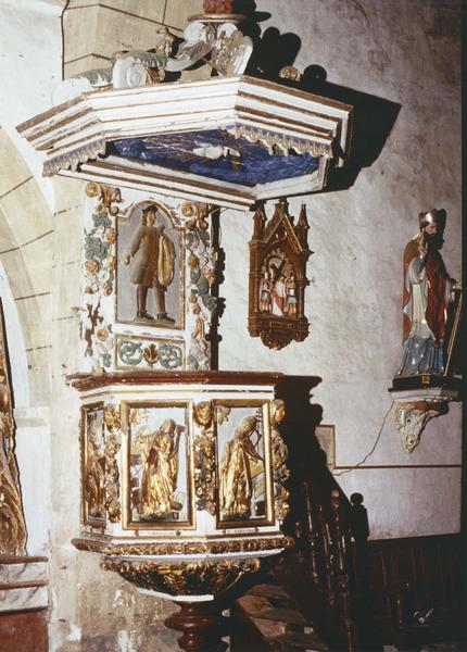 chaire à prêcher - © Ministère de la Culture (France), Médiathèque du patrimoine et de la photographie (objets mobiliers), tous droits réservés