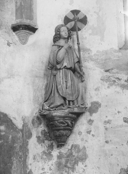 groupe sculpté : l'Annonciation