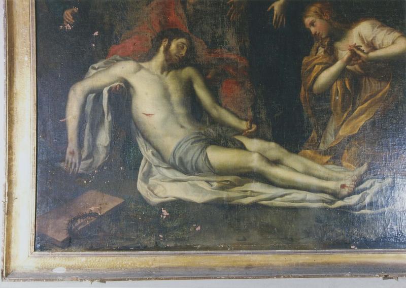 tableau : la Déploration du Christ mort, détail - © Ministère de la Culture (France), Médiathèque du patrimoine et de la photographie (objets mobiliers), tous droits réservés