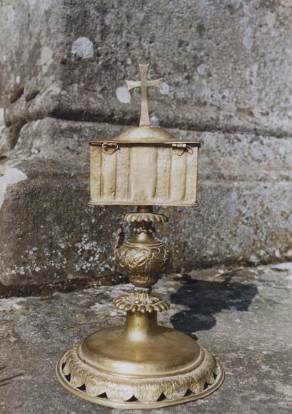 Reliquaire-monstrance, envers