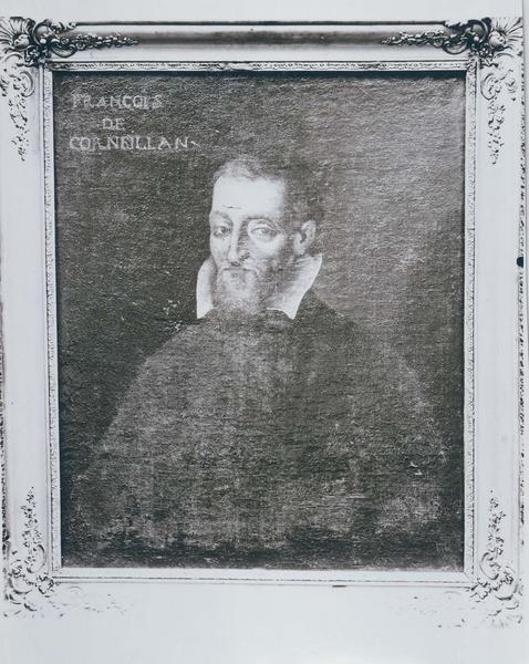 Tableau, cadre : portrait de Françojs de Corneilhan