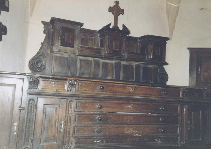 meuble de sacristie - © Ministère de la Culture (France), Médiathèque du patrimoine et de la photographie (objets mobiliers), tous droits réservés
