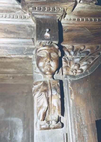 confessionnal style Henri IV, détail au centre - © Ministère de la Culture (France), Médiathèque du patrimoine et de la photographie (objets mobiliers), tous droits réservés