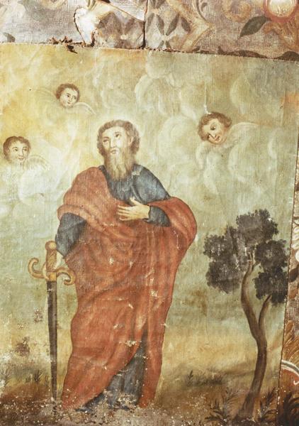 retable, détail de l'antépendium: saint Paul