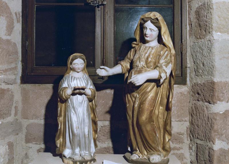 groupe sculpté : sainte Anne et la Vierge - © Ministère de la Culture (France), Médiathèque du patrimoine et de la photographie (objets mobiliers), tous droits réservés