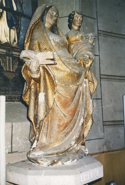 statue dite Notre-Dame-des-Champs : Vierge à l'Enfant - © Ministère de la Culture (France), Médiathèque du patrimoine et de la photographie (objets mobiliers), tous droits réservés
