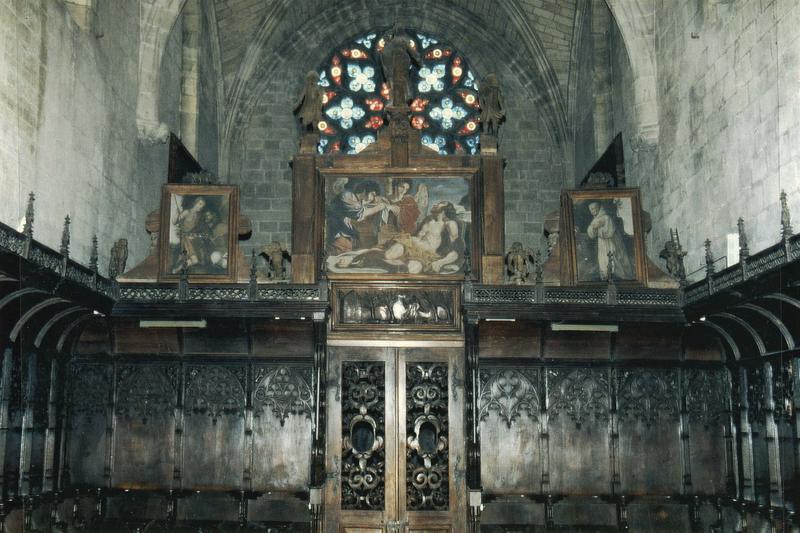 Jubé, 3 tableaux : Le Christ descendu de la Croix, Saint Jean-Baptiste, Saint Bruno